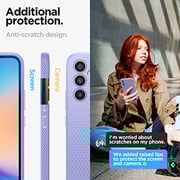 Spigen Liquid Air designed for Samsung Galaxy A34 5G case cover (2023) - Awesome Violet
