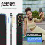 Spigen Liquid Crystal Glitter designed for Samsung Galaxy A54 5G case cover (2023) - Crystal Quartz