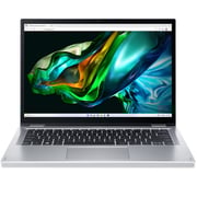Acer Aspire 3 Spin 14 2-in-1 Convertible (2023) Laptop - Intel Core i3-N305 / 14inch WUXGA / 256GB SSD / 4GB RAM / Shared Intel UHD Graphics / Windows 11 Home / English & Arabic Keyboard / Silver / Middle East Version - [NX.KENEM.001]