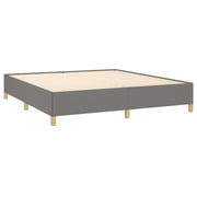 vidaXL Bed Frame Dark Grey 180x200 cm 6FT Super King Fabric