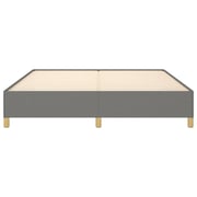vidaXL Bed Frame Dark Grey 180x200 cm 6FT Super King Fabric