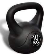 vidaXL Kettlebell 10 kg Concrete with Plastic Coated