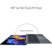 ASUS ZenBook 14X OLED (2022) Laptop- 12th Gen / Core i7 12700H / 14inch / 1TB SSD / 16GB RAM / Intel Iris Xe Graphics / Win11 Home / English Keyboard / Grey / International Version- UX5401ZA-PS74