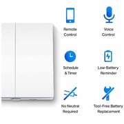 TPLink Tapo S220 Smart Light Switch W/2-Gang 1-Way