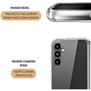 Smart Alien Case Clear With Screen Protector Galaxy A34