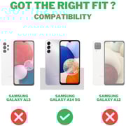 Smart Alien Case Clear With Screen Protector Galaxy A74