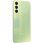 هاتف سامسونج جالاكسي A24 يدعم شبكة 4G بسعة 128 جيجا، لون أخضر فاتح