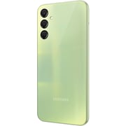 هاتف سامسونج جالاكسي A24 يدعم شبكة 4G بسعة 128 جيجا، لون أخضر فاتح