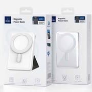 Wiwu Magnetic Wireless Power Bank 10000mAh White JC-20W
