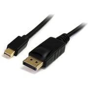StarTech Mini DisplayPort Male to DisplayPort Male Cable 6' - Black