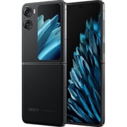 هاتف ذكي Oppo Find N2 Flip سعة 256 جيجابايت لون أسود أسترال يدعم شبكات الجيل الخامس 5G