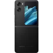 هاتف ذكي Oppo Find N2 Flip سعة 256 جيجابايت لون أسود أسترال يدعم شبكات الجيل الخامس 5G