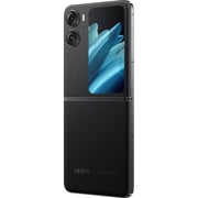 هاتف ذكي Oppo Find N2 Flip سعة 256 جيجابايت لون أسود أسترال يدعم شبكات الجيل الخامس 5G