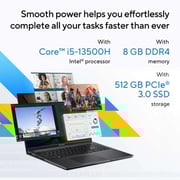 Asus Vivobook 16 X1605VA (2023) Laptop - 13th Gen / Intel Core i5-13500H / 16inch WUXGA / 512GB SSD / 8GB RAM / Shared Intel UHD Graphics / Windows 11 Home / English & Arabic Keyboard / Silver / Middle East Version - [X1605VA-MB028W]