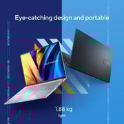 Asus Vivobook 16 X1605VA (2023) Laptop - 13th Gen / Intel Core i5-13500H / 16inch WUXGA / 512GB SSD / 8GB RAM / Shared Intel UHD Graphics / Windows 11 Home / English & Arabic Keyboard / Silver / Middle East Version - [X1605VA-MB028W]