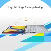 Asus Vivobook 16 X1605VA (2023) Laptop - 13th Gen / Intel Core i5-13500H / 16inch WUXGA / 512GB SSD / 8GB RAM / Shared Intel UHD Graphics / Windows 11 Home / English & Arabic Keyboard / Silver / Middle East Version - [X1605VA-MB028W]