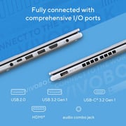 Asus Vivobook 16 X1605VA (2023) Laptop - 13th Gen / Intel Core i5-13500H / 16inch WUXGA / 512GB SSD / 8GB RAM / Shared Intel UHD Graphics / Windows 11 Home / English & Arabic Keyboard / Silver / Middle East Version - [X1605VA-MB028W]