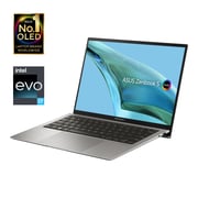 Asus Zenbook S 13 OLED (2023) Laptop - 13th Gen / Intel Core i7-1355U / 13.3inch 2.8K / 1TB SSD / 16GB RAM / Shared Intel Iris Xe Graphics / Windows 11 Home / English & Arabic Keyboard / Grey / Middle East Version - [UX5304VA-OLEDI7T]