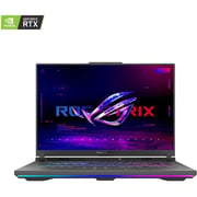 Asus ROG Strix G16 Gaming (2023) Laptop - 13th Gen / Intel Core i7-13650HX / 16inch WQXGA / 1TB SSD / 16GB RAM / 8GB NVIDIA GeForce RTX 4060 Graphics / Windows 11 Home / English & Arabic Keyboard / Eclipse Gray / Middle East Version - [G614JV-N4071W]