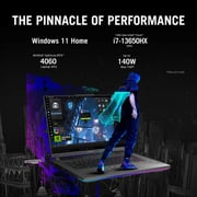 Asus ROG Strix G16 Gaming (2023) Laptop - 13th Gen / Intel Core i7-13650HX / 16inch WQXGA / 1TB SSD / 16GB RAM / 8GB NVIDIA GeForce RTX 4060 Graphics / Windows 11 Home / English & Arabic Keyboard / Eclipse Gray / Middle East Version - [G614JV-N4071W]