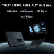 Asus ROG Flow Z13 Gaming (2023) Laptop - 13th Gen / Intel Core i9-13900H / 13.4inch WQXGA / 1TB SSD / 16GB RAM / 6GB NVIDIA GeForce RTX 4050 Graphics / Windows 11 Home / English & Arabic Keyboard / Black / Middle East Version - [GZ301VU-MU006W]