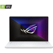 Asus ROG Zephyrus G16 Gaming (2023) Laptop - 13th Gen / Intel Core i9-13900H / 16inch WUXGA / 1TB SSD / 32GB RAM / 8GB NVIDIA GeForce RTX 4070 Graphics / /Windows 11 Home / English & Arabic Keyboard / White / Middle East Version - [GU603VI-N3023W]