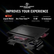 Asus ROG Zephyrus G16 Gaming (2023) Laptop - 13th Gen / Intel Core i9-13900H / 16inch WUXGA / 1TB SSD / 32GB RAM / 8GB NVIDIA GeForce RTX 4070 Graphics / /Windows 11 Home / English & Arabic Keyboard / White / Middle East Version - [GU603VI-N3023W]