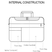 Protect Laptop Bag Grey 13.3Inch