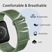 Protect Nylon Watch Strap Green