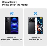 Spigen GLAStR Slim for Xiaomi Poco X5 PRO/Redmi Note 12 PRO+ and Redmi Note 12 PRO Screen Protector Premium Tempered Glass - Case Friendly- 2 Pack