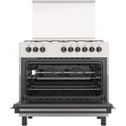 Hisense HGI9B20S 90cm Freestanding Gas Cooker with Dual Fan 105L Multifunction Oven Stainless Steel