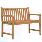 vidaXL 5 Piece Garden Dining Set Solid Wood Teak
