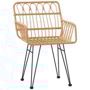 vidaXL 5 Piece Garden Dining Set Poly Rattan
