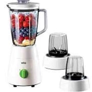 Braun 3-in-1 Glass Blender with 4 Blade System, 1.75L – JB0153WH