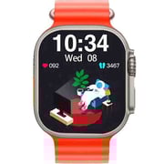 Glassology GTWU02OG Smart Watch Ultra Orange