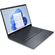 HP Envy x360 2-in-1 Convertible (2022) Laptop - 12th Gen / Intel Core i7-1250U / 13.3inch OLED / 512GB SSD / 16GB RAM / Shared Intel Iris Xe Graphics / Windows 11 Home / English & Arabic Keyboard / Blue / Middle East Version - [13-BF0017NE]