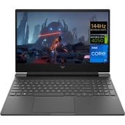 HP Victus Gaming (2023) Laptop - 13th Gen / Intel Core i7-13700H / 15.6inch FHD / 512GB SSD / 16GB RAM / 6GB NVIDIA GeForce RTX 4050 Graphics / Windows 11 Home / English & Arabic Keyboard / Silver / Middle East Version - [15-FA1067NE]