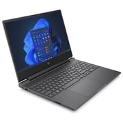 HP Victus Gaming (2023) Laptop - 13th Gen / Intel Core i7-13700H / 15.6inch FHD / 512GB SSD / 16GB RAM / 6GB NVIDIA GeForce RTX 4050 Graphics / Windows 11 Home / English & Arabic Keyboard / Silver / Middle East Version - [15-FA1067NE]