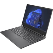 HP Victus Gaming (2021) Laptop - AMD Ryzen 7-5800H / 15.6inch FHD / 512GB SSD / 16GB RAM / 4GB AMD Radeon RX 6500M Graphics / Windows 11 Home / English & Arabic Keyboard / Black / Middle East Version - [15-FB0030NE]