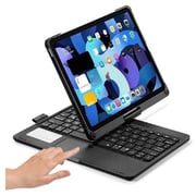 Glassology iPad Pro 11/ Air10.9 360 Rotate Keyboard 10th Gen with Screen Protector Black