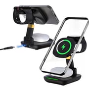 Digitplus 3 In 1 Wireless Charger Black price in Bahrain, Buy Digitplus 3  In 1 Wireless Charger Black in Bahrain.