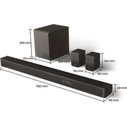 Hisense AX5100G Sound Bar 5.1ch With Wireless Subwoofer & Rear Speakers