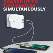 Honeywell Zest Charger With Micro USB Cable White