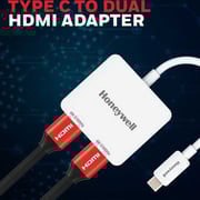 Honeywell Type-C to HDMI With PD Ethernet Adapter White