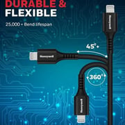 Honeywell Lightning Sync & Charge Cable 1.8m Black