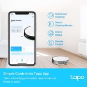 TPLink Robot Vacuum Cleaner & Auto-Empty Dock White Tapo RV10 Plus