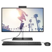 HP All-in-One PC (2022) Desktop- 12th Gen / Core i5-1235U / 23.8inch FHD / 512GB SSD / 8GB RAM / Intel Iris Xe Graphics / Win11 / English Keyboard / Black / International Version- [24-cb1024nh]