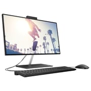 HP All-in-One PC (2022) Desktop- 12th Gen / Core i5-1235U / 23.8inch FHD / 512GB SSD / 8GB RAM / Intel Iris Xe Graphics / Win11 / English Keyboard / Black / International Version- [24-cb1024nh]
