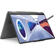 Lenovo Yoga 7 14IRL8 2-in-1 Convertible (2023) Laptop - 13th Gen / Intel Core i7-1360P / 14inch SHD / 1TB SSD / 16GB RAM / Shared Intel Iris Xe Graphics / Windows 11 Home / English & Arabic Keyboard / Storm Grey / Middle East Version - [82YL004QAX]