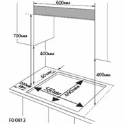 LG 2023 Built-in Gas Hob with 4 Burners HU641BBG